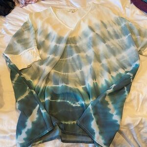 Tribal Jeans ombré blouse